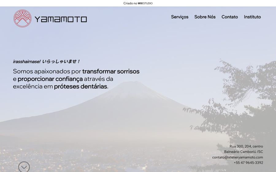 Home do site Atelier Yamamoto