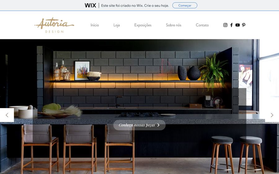 Home do site Autoria Design