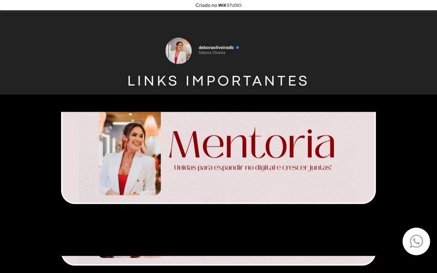 Home do site Debora