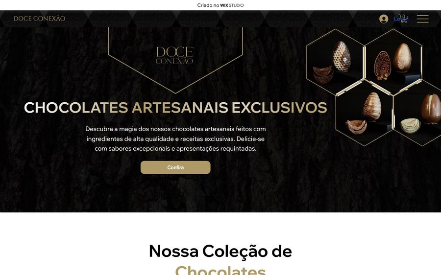 Home do site Doce Conexão