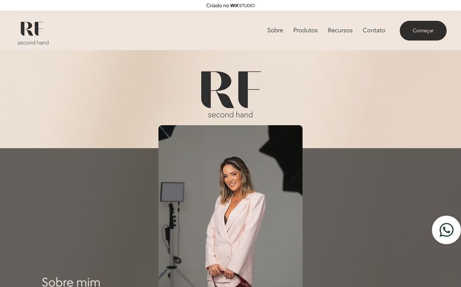 Home do site Rudiane Frizon