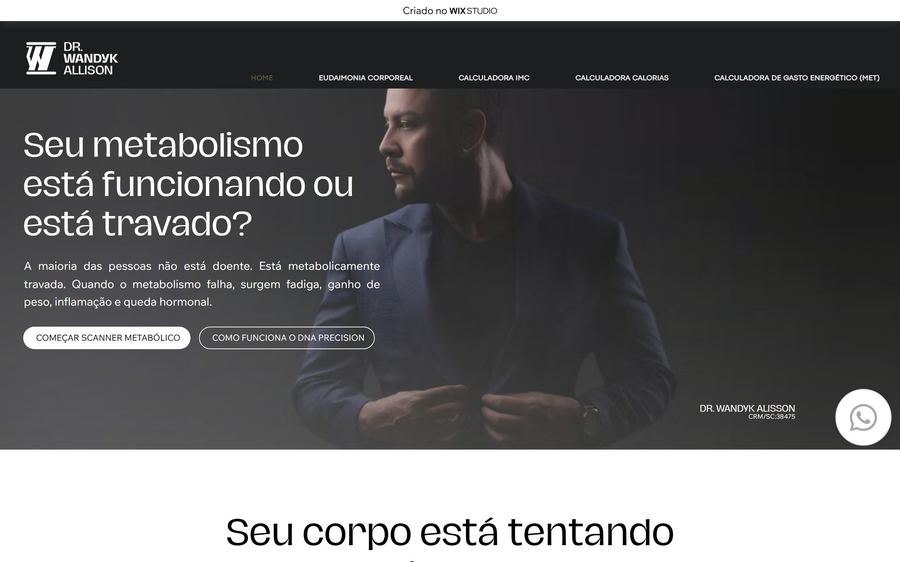 Home do site Dr. Wandyk Bernardes